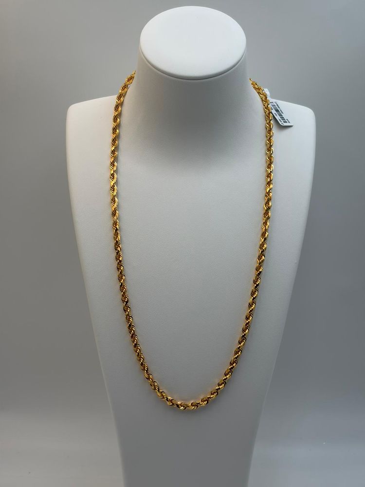 Preloved gold rope chain Singapore - Assure Gold 916 chain 01