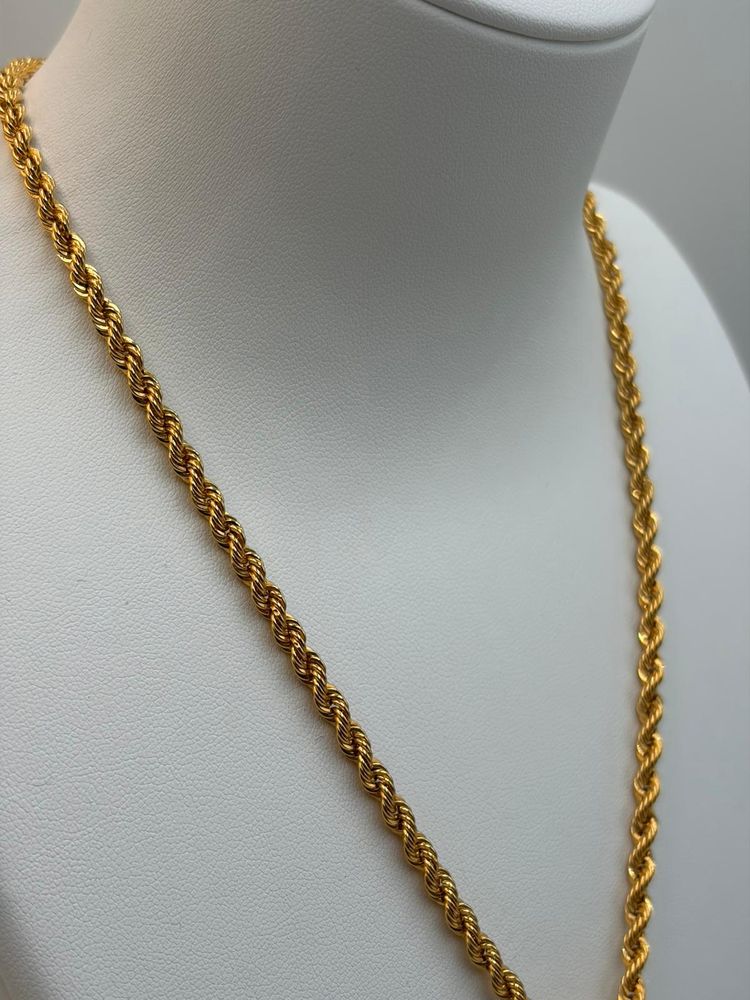 Preloved gold rope chain Singapore - Assure Gold 916 chain 15