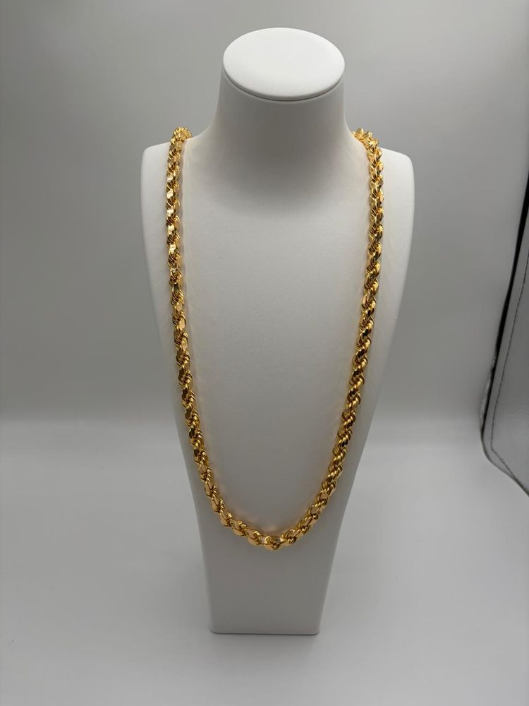 Preloved gold rope chain Singapore - Assure Gold 916 chain 16